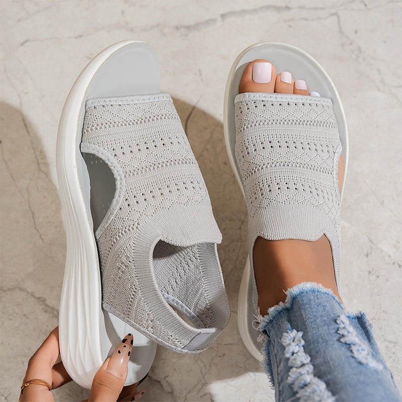 LUCHTIGE PLATFORM SANDALEN VOOR VROUWEN