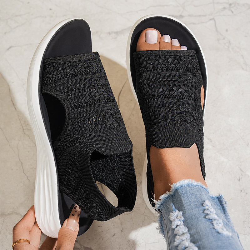 LUCHTIGE PLATFORM SANDALEN VOOR VROUWEN